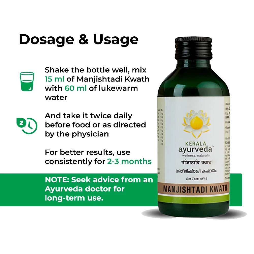 Kerala Ayurveda Manjishtadi kwath, 200 ml-4.webp